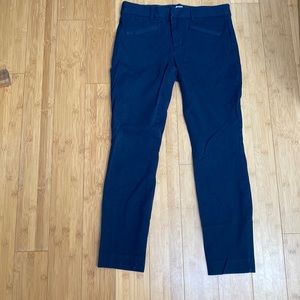 Navy blue Gap skinny ankle work pants. Size 2 R. Hardly worn.